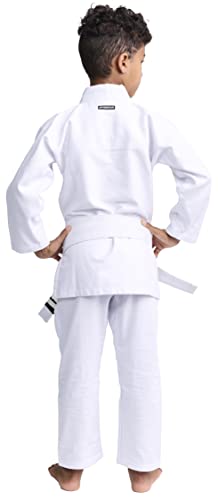 Ippon Gear Rookie BJJ-Anzug Kinder mit Gürtel Schwarz