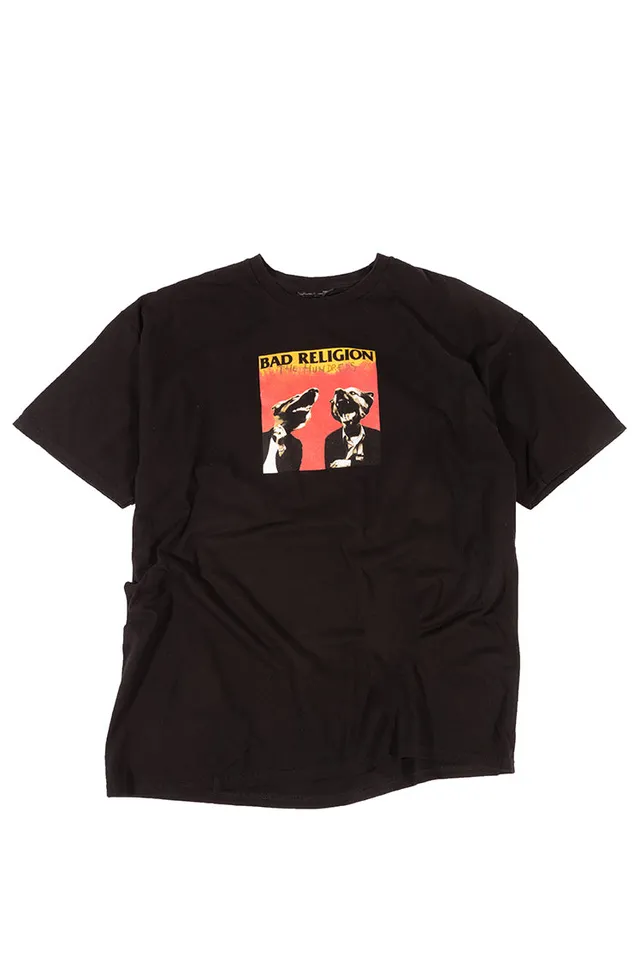 The Hundreds Bad Religion T-Shirt Schwarz L Bandprint
