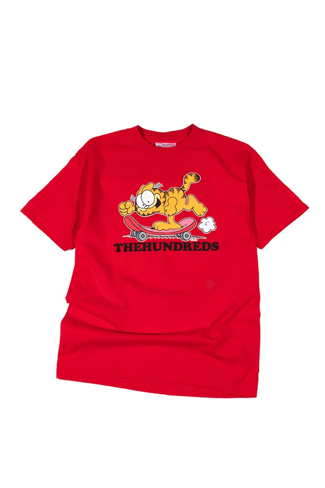 The Hundreds Skate T-Shirt Garfield Rot M