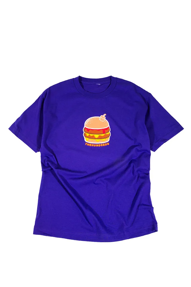 The Hundreds Double Burger T-Shirt Lila L Vintage