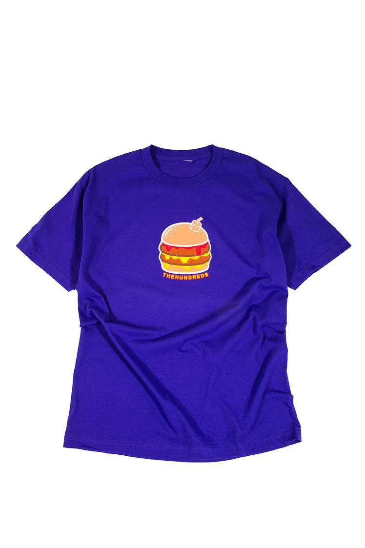 The Hundreds Double Burger T-Shirt Lila L Vintage