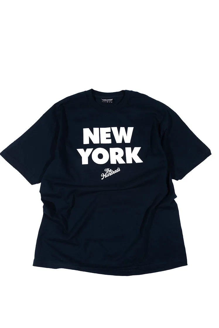 The Hundreds New York T-Shirt Navy XL Store Exclusive