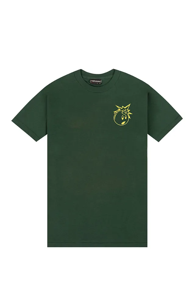 The Hundreds Simple Adam T-Shirt Forest Green mit Frontprint