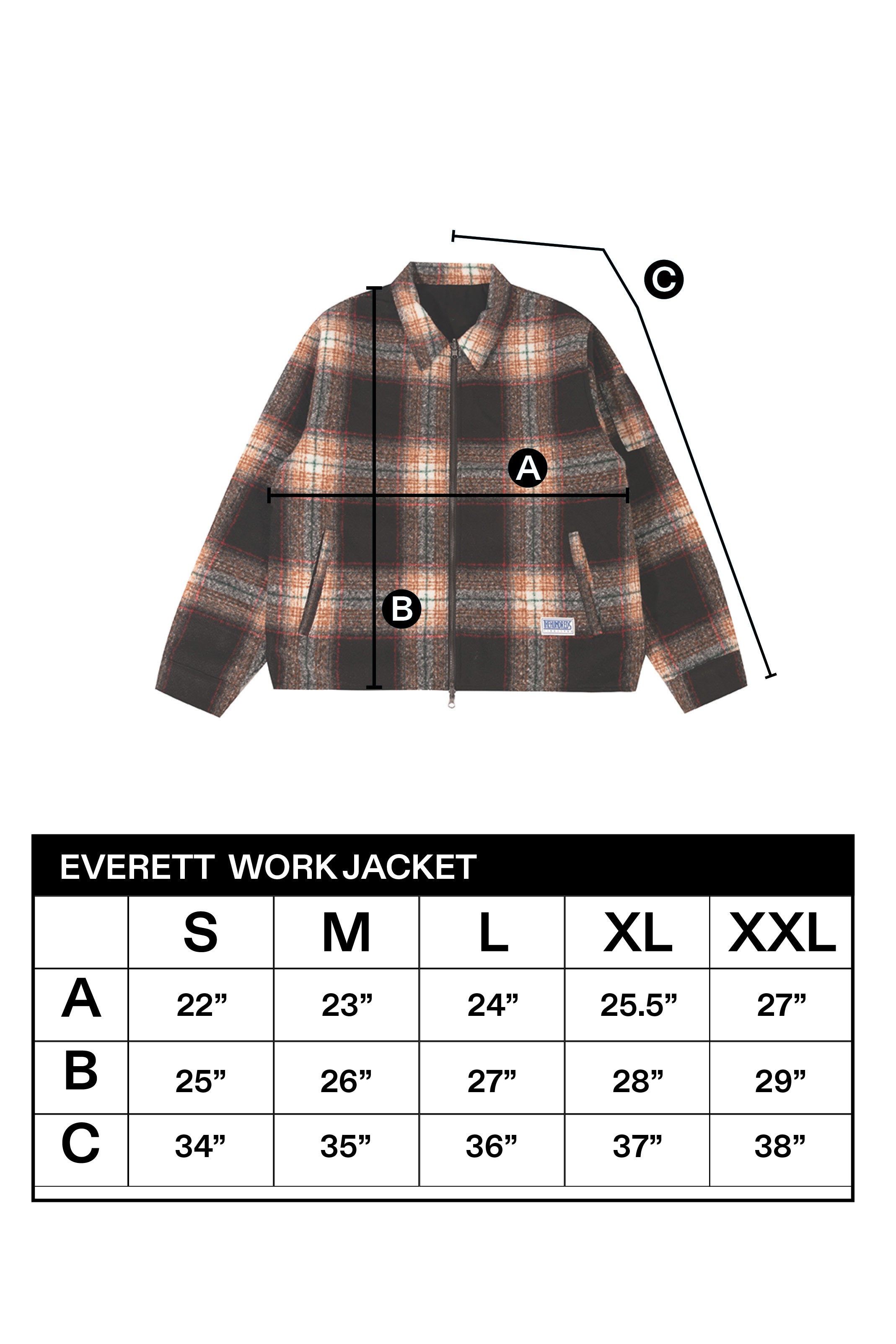 The Hundreds Everett Work Jacket Jacke Schwarz Wende