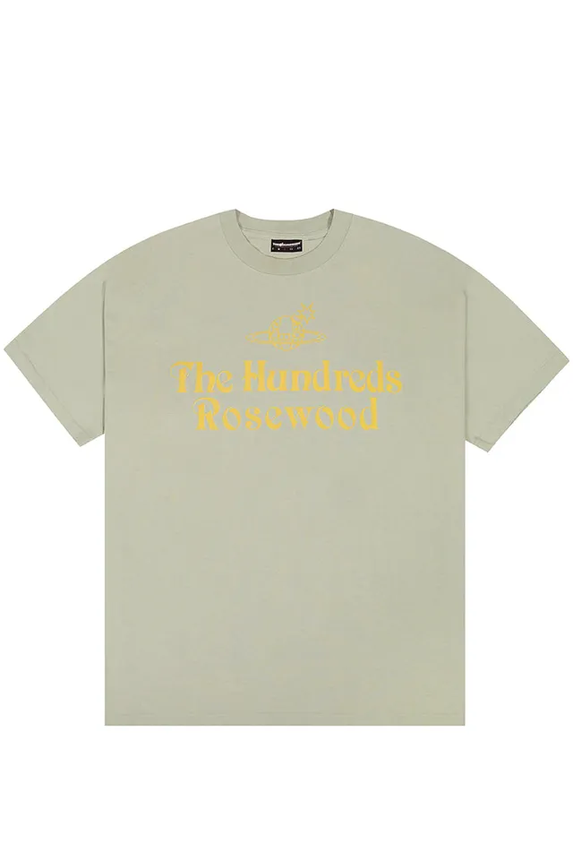 The Hundreds Rosewood T-Shirt Salbei Oversized Baumwolle