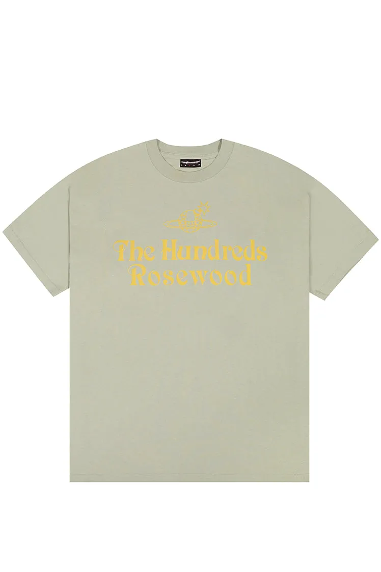 The Hundreds Rosewood T-Shirt Salbei Oversized Baumwolle