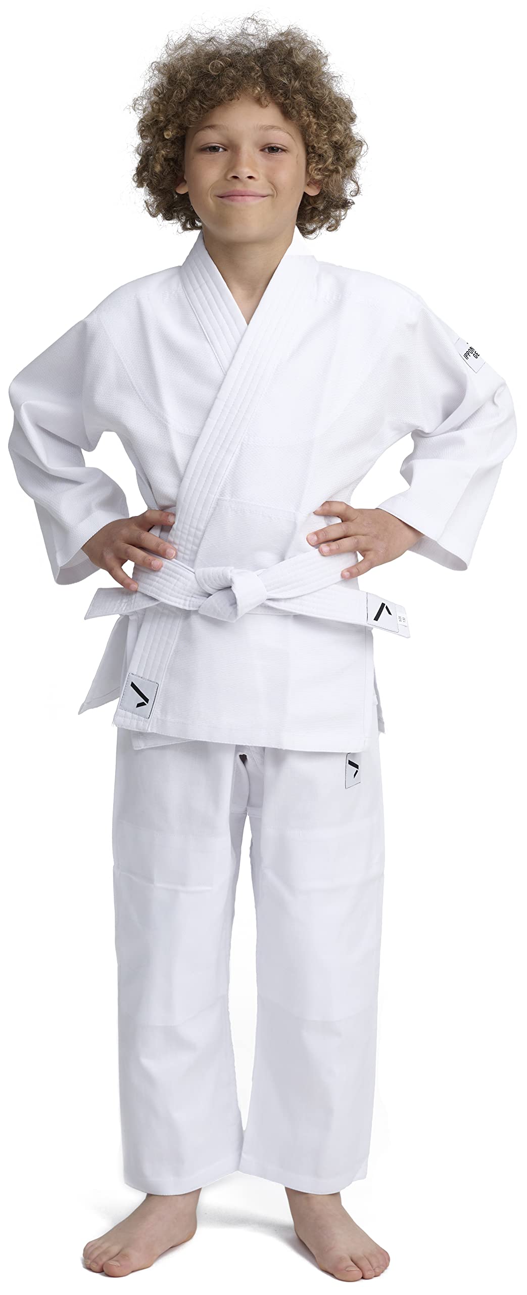 Ippon Gear Beginner 2 Judoanzug 130 weiss mit Gürtel