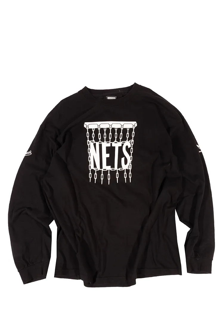 The Hundreds Brooklyn Nets LS Shirt Schwarz 2XL