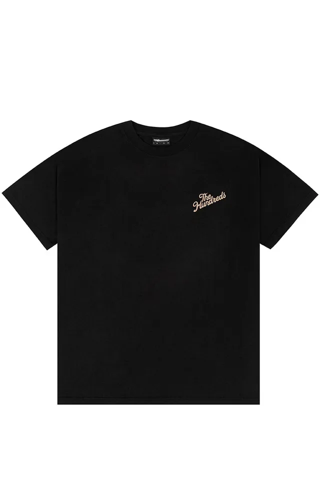 The Hundreds Slant Anniversary T-Shirt Schwarz