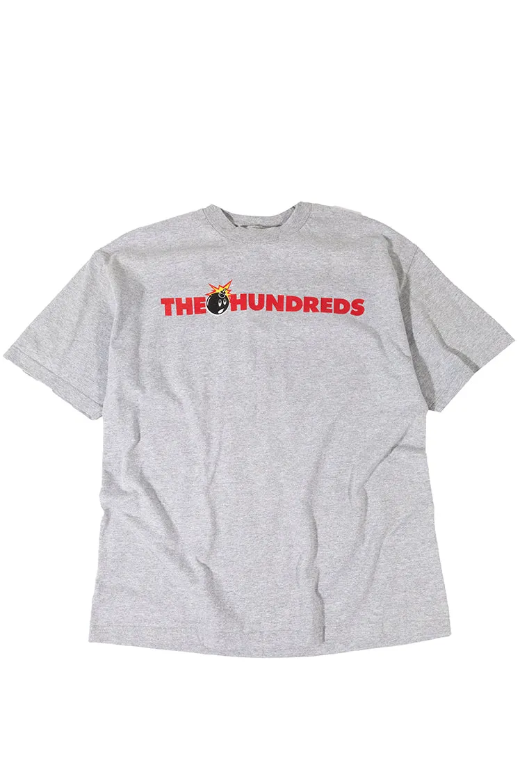 The Hundreds Adam Bomb Bar Logo T-Shirt Athletic Heather XL