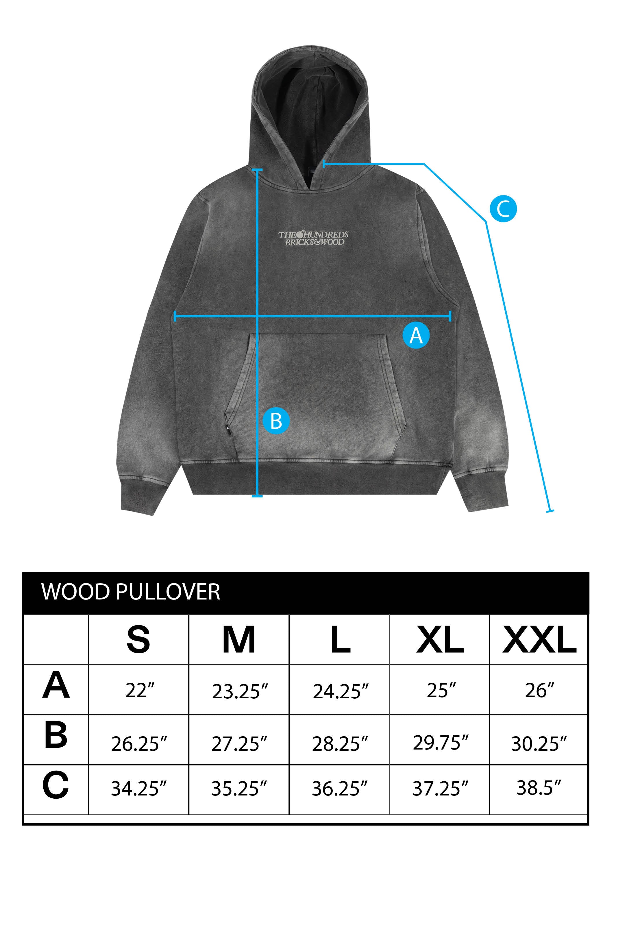 The Hundreds Wood Pullover Schwarz Stick