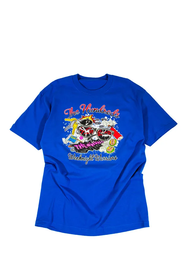 The Hundreds Weeknight Warriors T-Shirt blau L