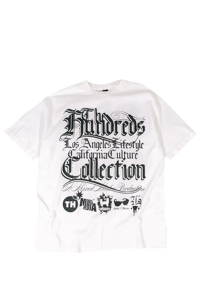 The Hundreds Graphic Tees Nine T-Shirt weiß XL vintage
