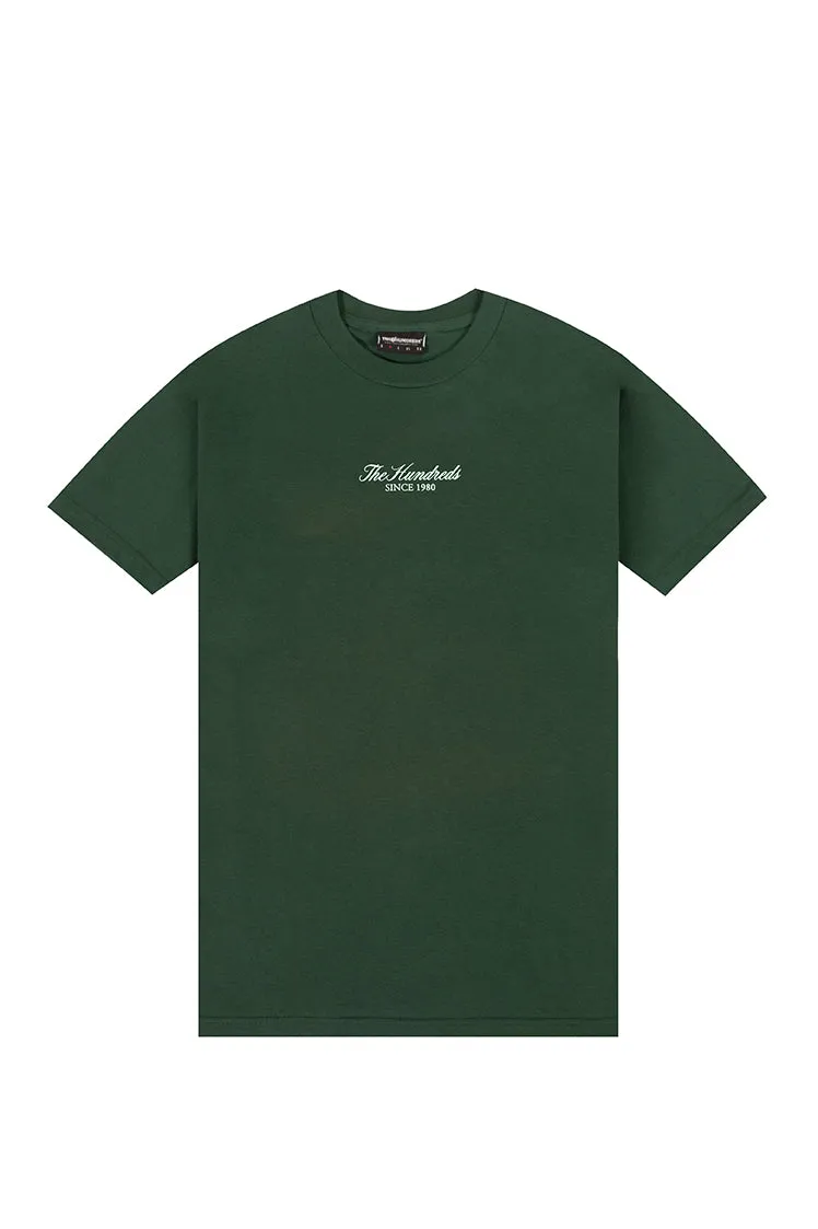 The Hundreds Graphic Tees Rich Logo T-Shirt Forest Green S