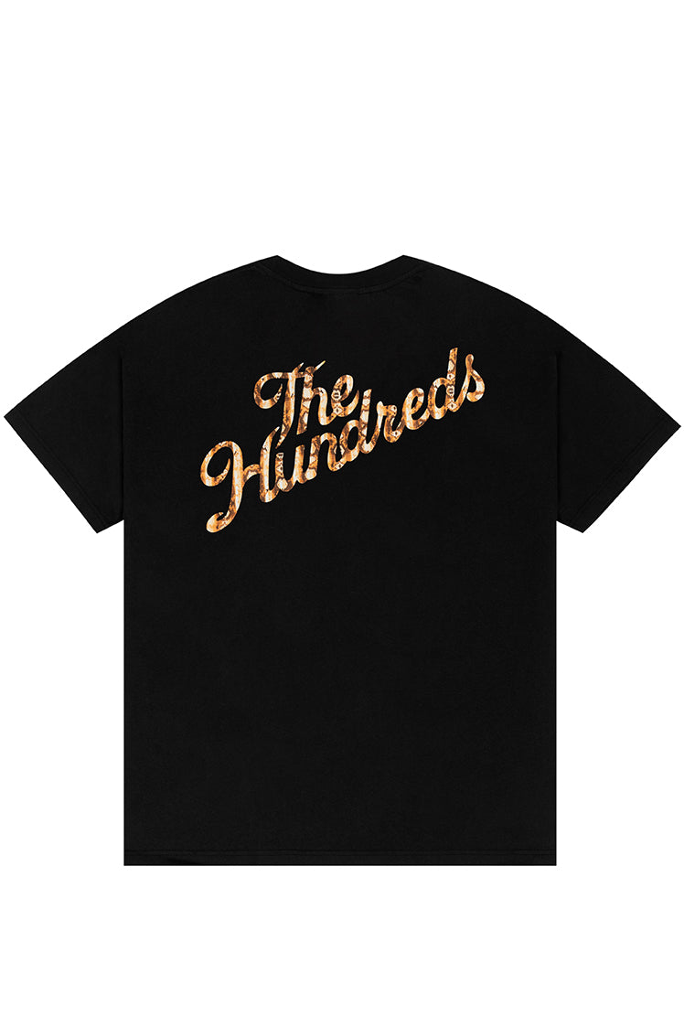The Hundreds Graphic Tees Snake Slant T-Shirt Grün Baumwolle