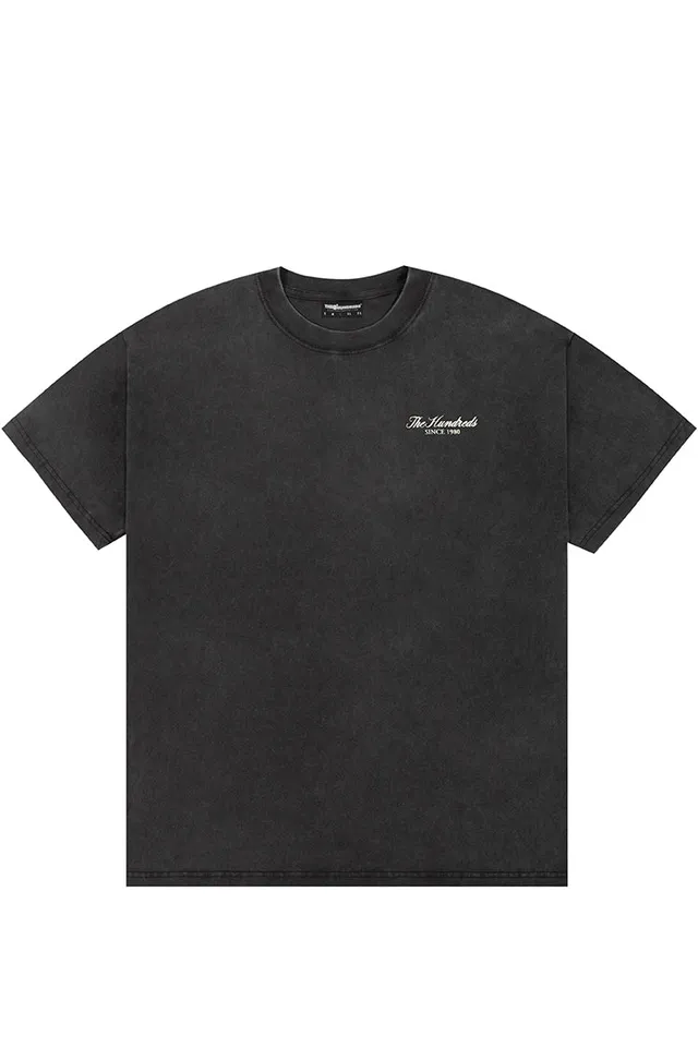 The Hundreds End of the Beginning T-Shirt Washed Black