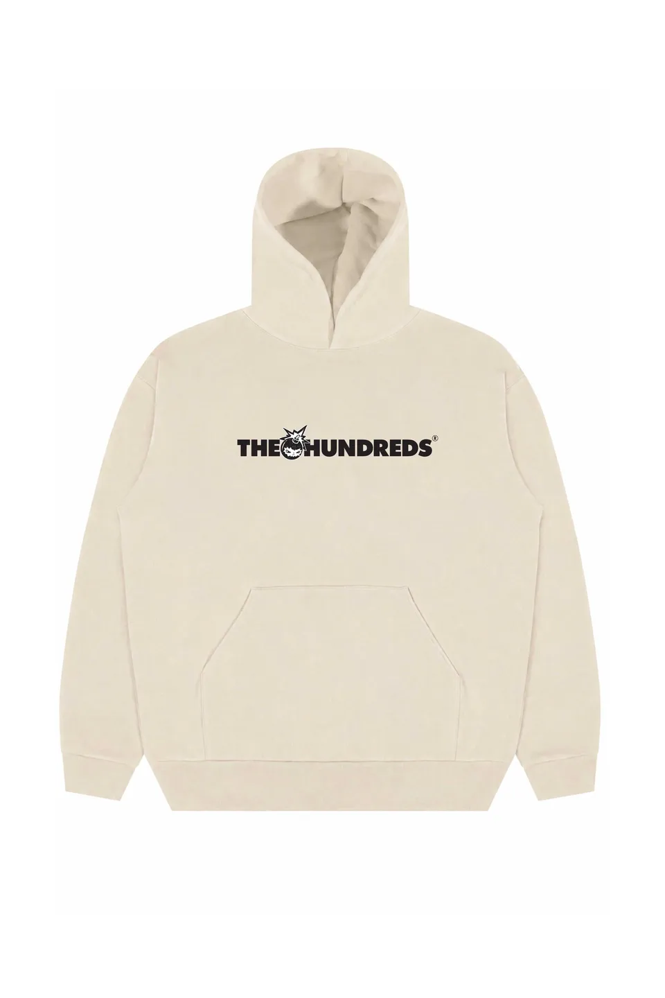 The Hundreds Hirono Bar Sweatshirt Beige Oversize Hoodie