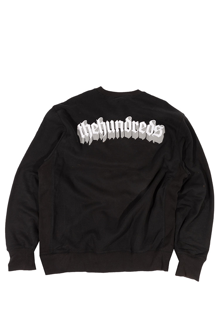 The Hundreds Shadow Crewneck Sweatshirt Schwarz 2XL Vintage