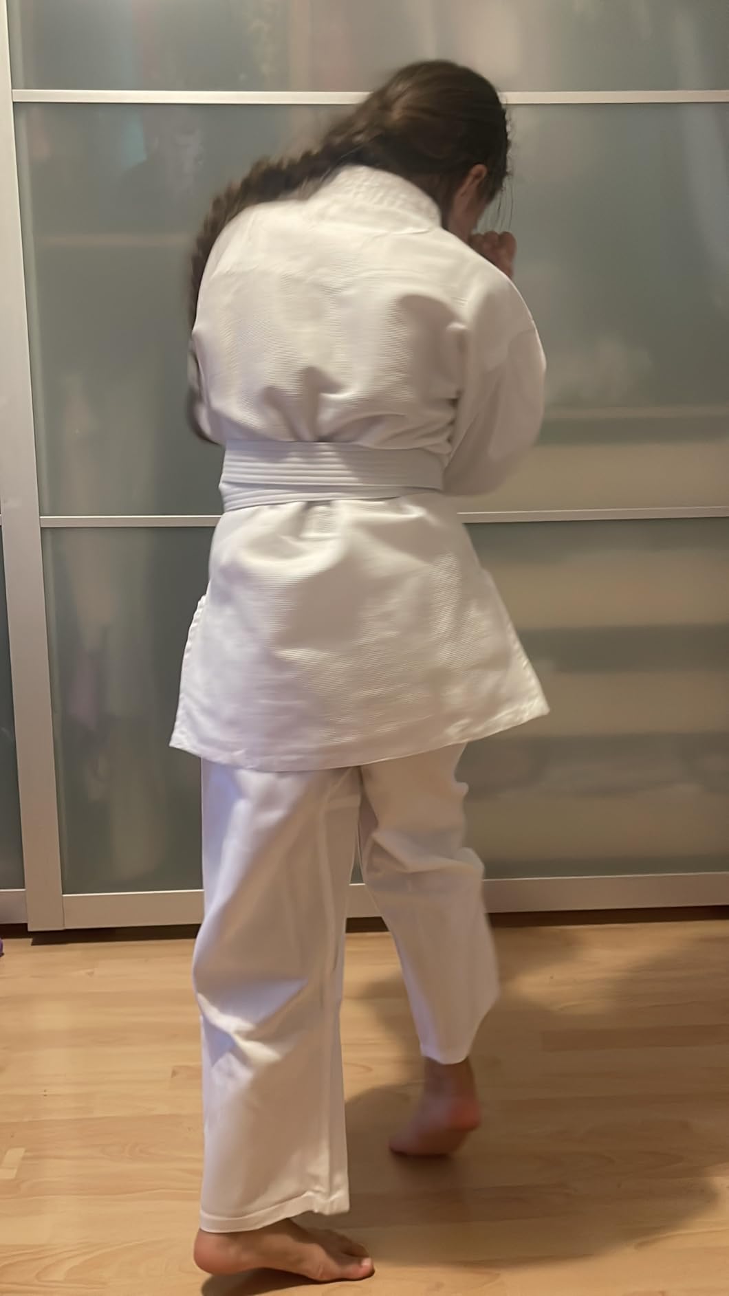 Ippon Gear Beginner 2 Judoanzug 130 weiss mit Gürtel