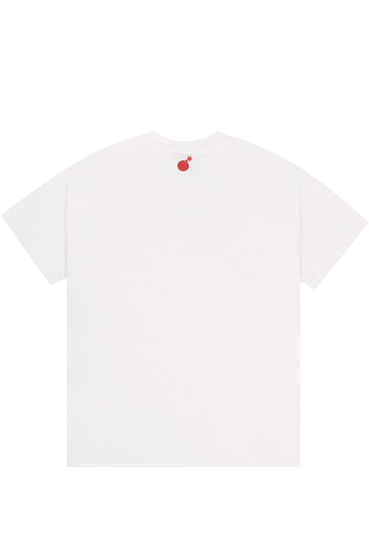The Hundreds Rumors T-Shirt Weiß Oversize Baumwolle