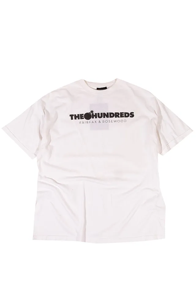 The Hundreds Store Bar Logo T-Shirt Herren 2XL Weiß