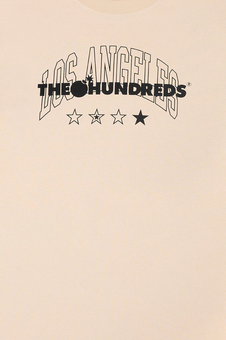 The Hundreds Loaded Bar T-Shirt Off-White Baumwolle