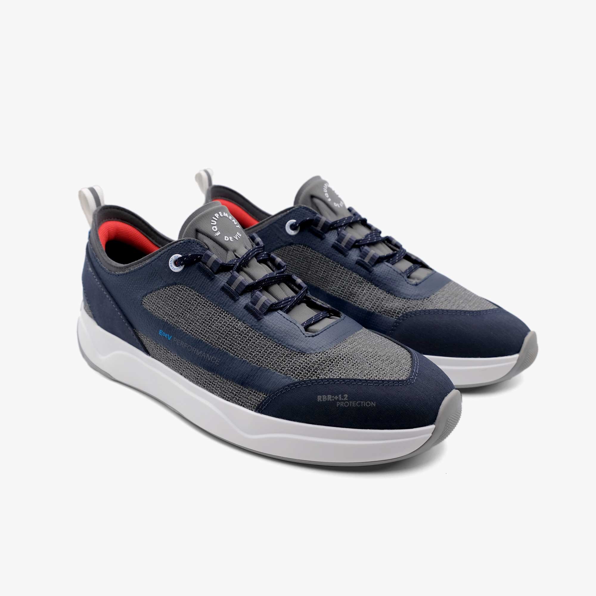 EDV x i:D Offshore Regatta-Schuh Navy/Grau leicht