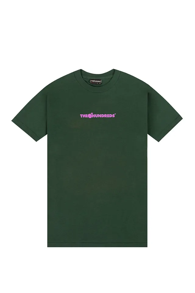 The Hundreds Graphic Tees Bar Logo T-Shirt Forest Green