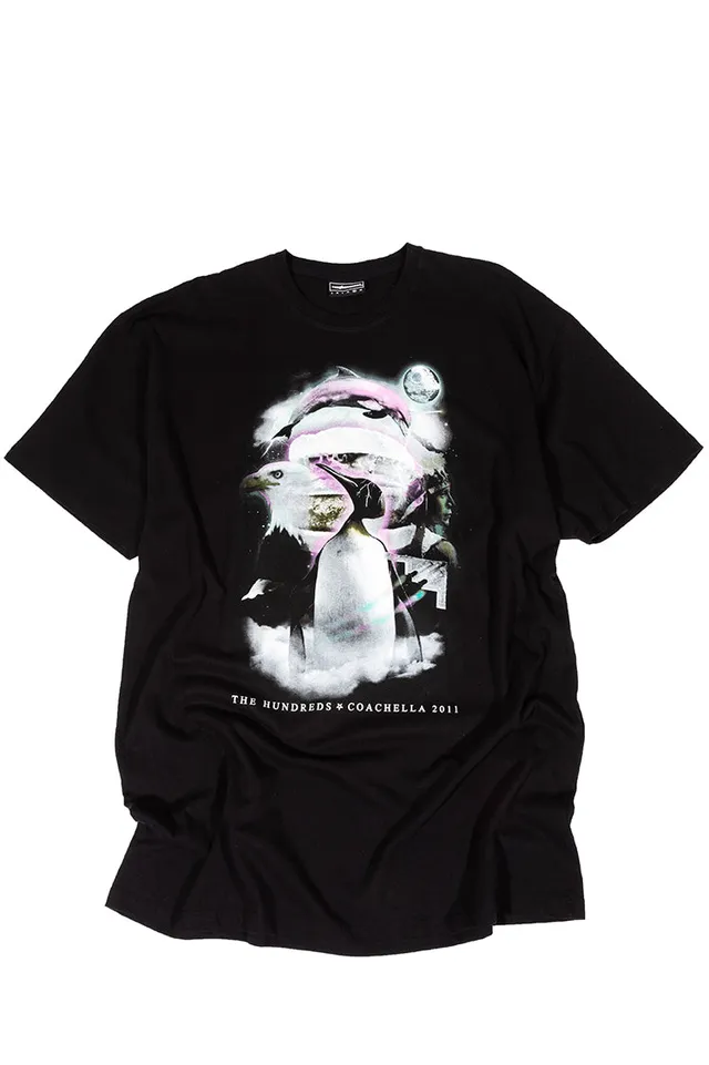 The Hundreds Outerwear Coachella 2011 T-Shirt Schwarz XL