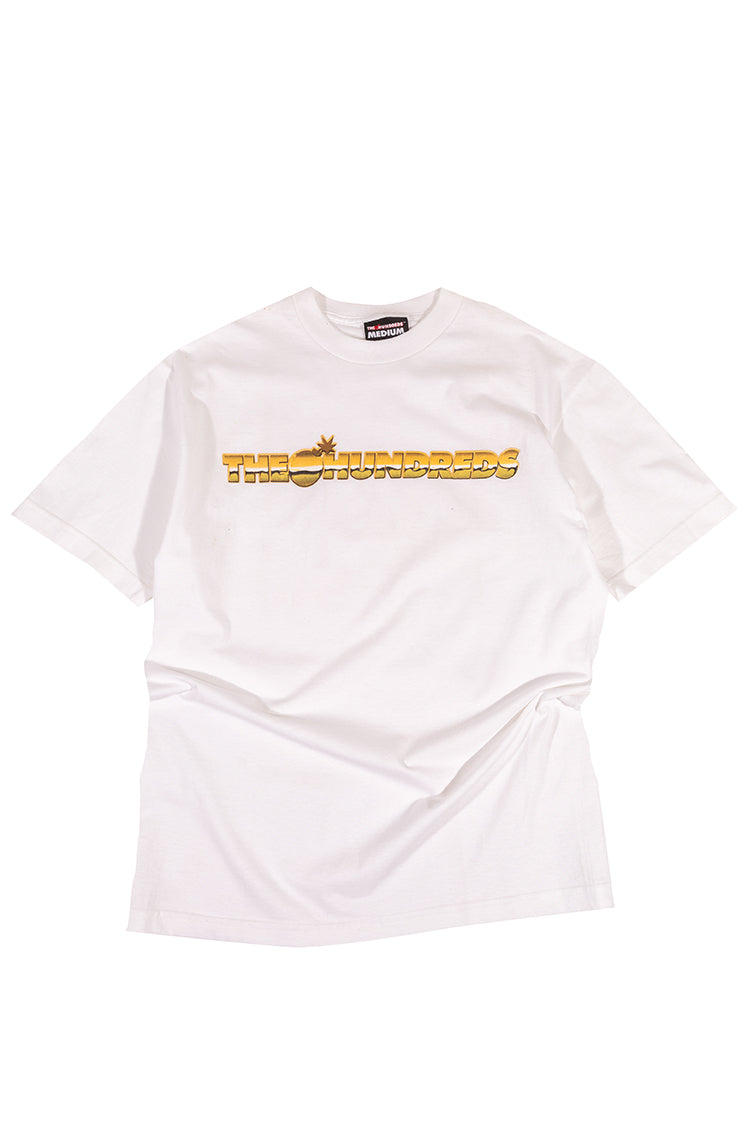The Hundreds Gold Bar T-Shirt weiß M Vintage