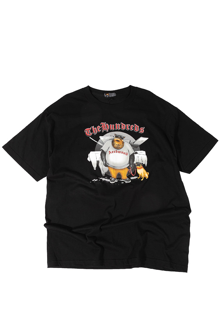 The Hundreds Screen Archwood T-Shirt schwarz XL Vintage
