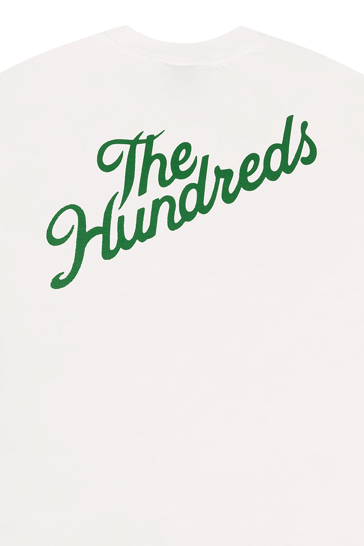 The Hundreds Slant T-Shirt Weiß Oversize Baumwolle Slant