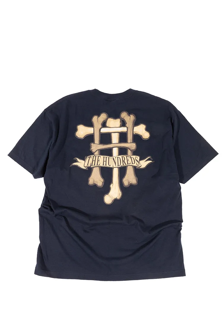 The Hundreds Graphic Tees TH Bones T-Shirt Navy XL