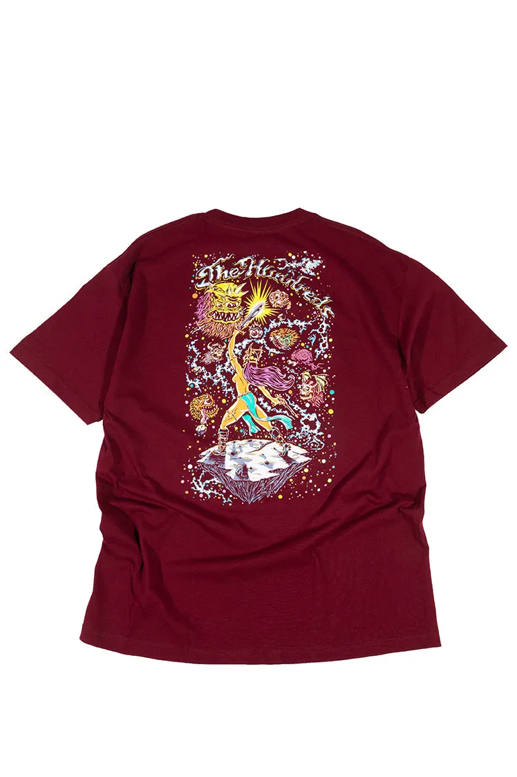 The Hundreds Star Valkyrie T-Shirt Burgundy XXL Vintage