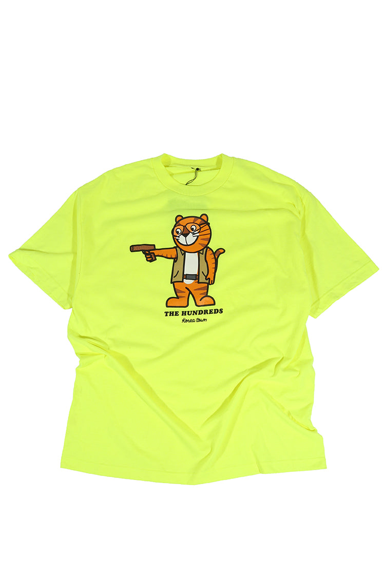The Hundreds Koreatown Cat T-Shirt gelb XL Vintage