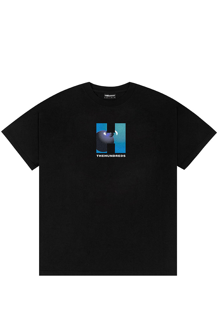 The Hundreds Network T-Shirt Schwarz-Weiß Baumwolle