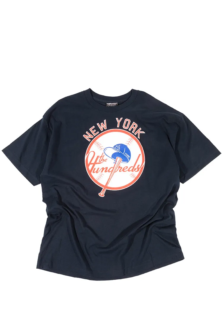 The Hundreds New York T-Shirt Navy 2XL Vintage