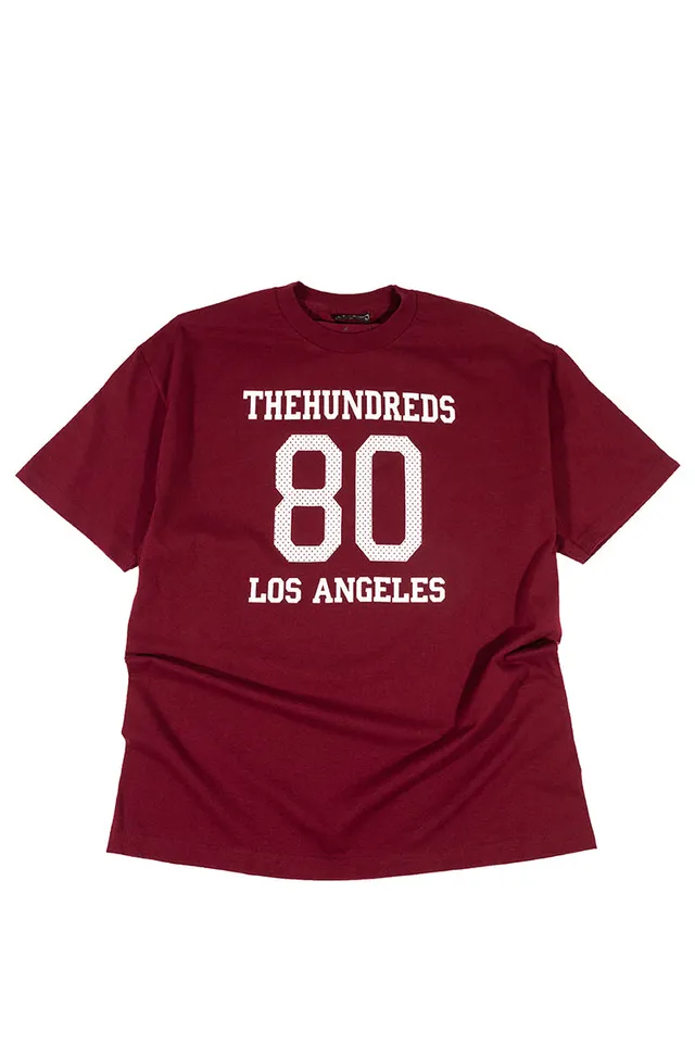 The Hundreds Graphic Tees Active Valencia T-Shirt Burgundy XL Vintage
