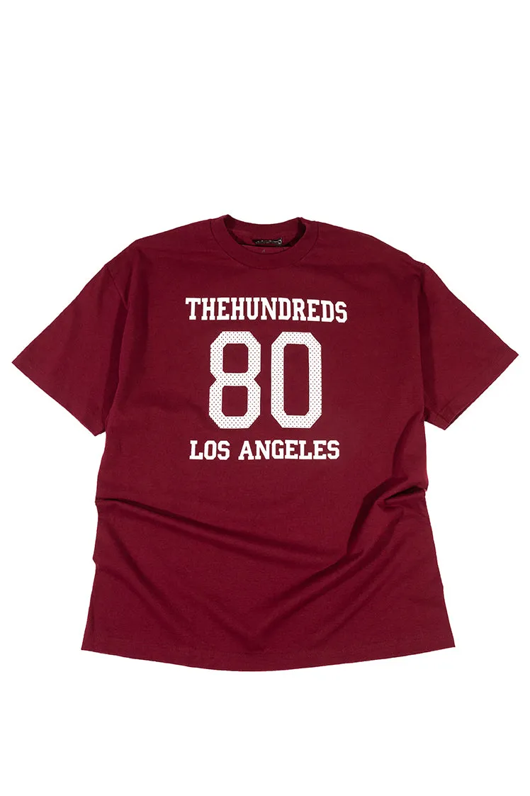 The Hundreds Graphic Tees Active Valencia T-Shirt Burgundy XL Vintage