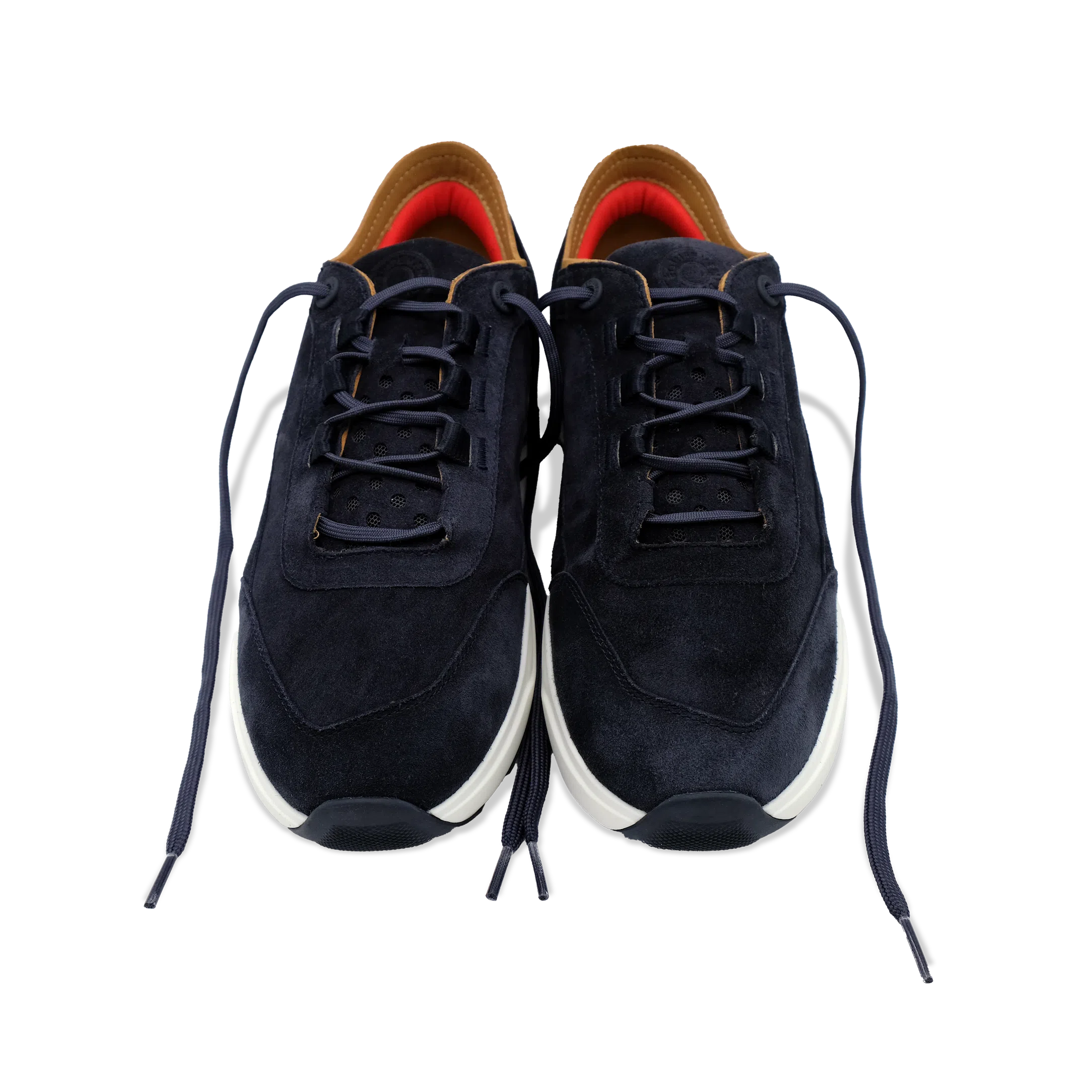 EDV x i:D Lemieux Suede Bootsschuh Navy Wildleder