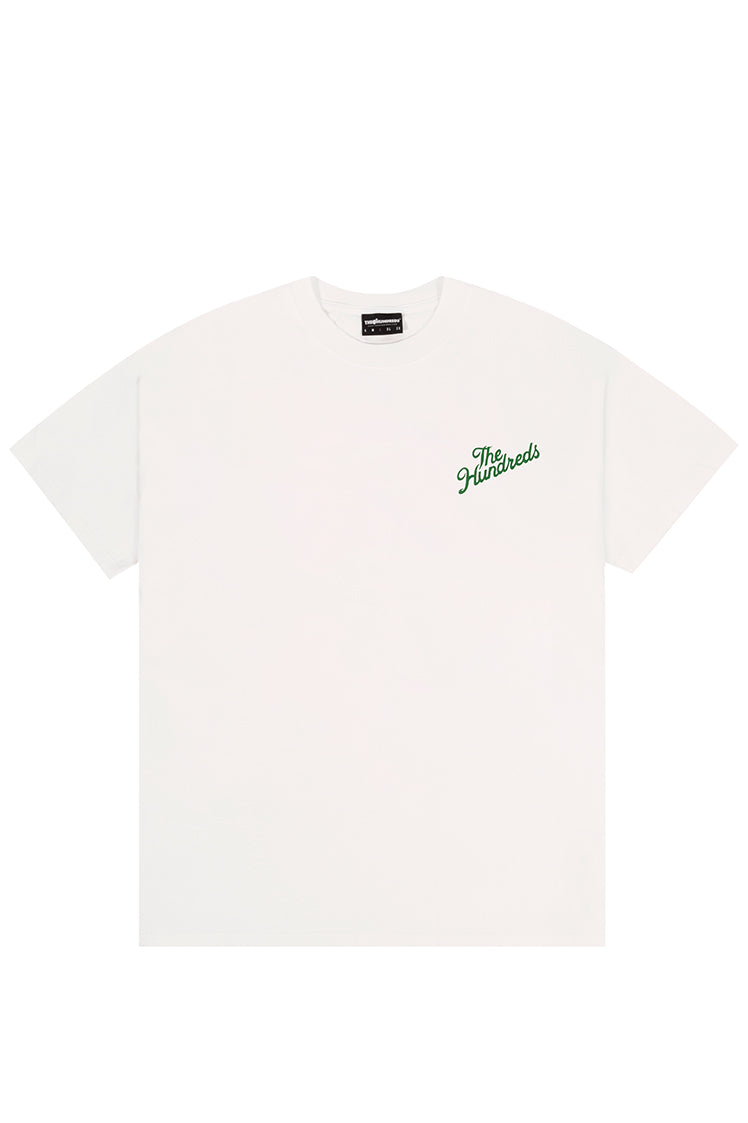 The Hundreds Slant T-Shirt Weiß Oversize Baumwolle Slant