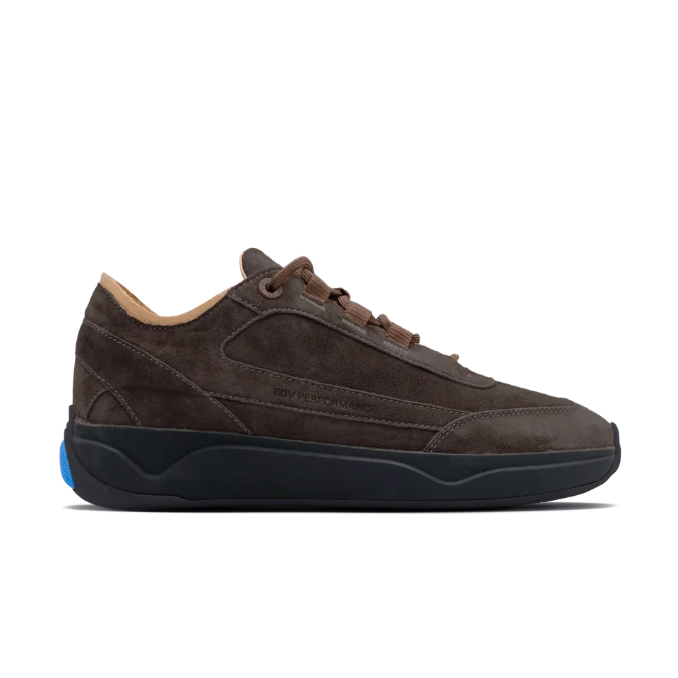 EDV x i:D Lemieux Suede Bootsschuh Chestnut Wildleder