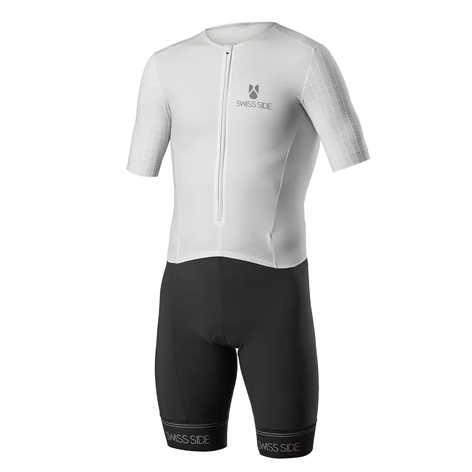 Swiss Side AERO Tri Suit Classic Triathlonanzug Dunkelgrau