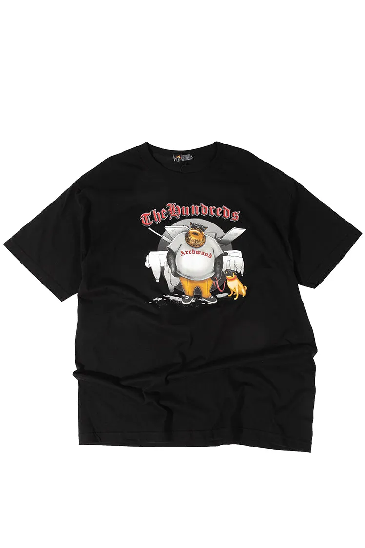 The Hundreds Screen Archwood T-Shirt schwarz XL Vintage