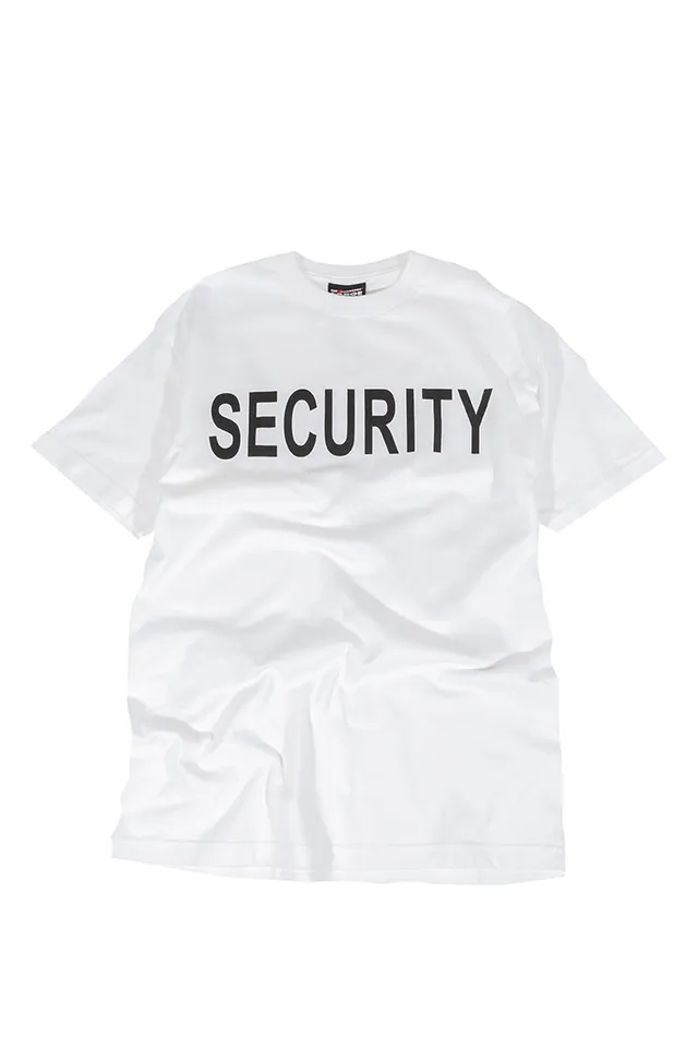 The Hundreds Security T-Shirt Weiß L Vintage