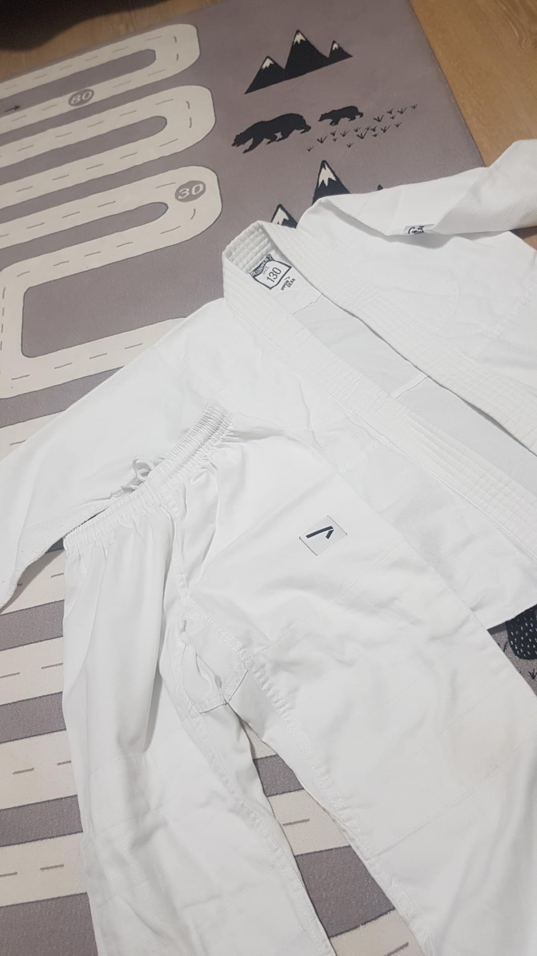 Ippon Gear Beginner 2 Judoanzug 130 weiss mit Gürtel