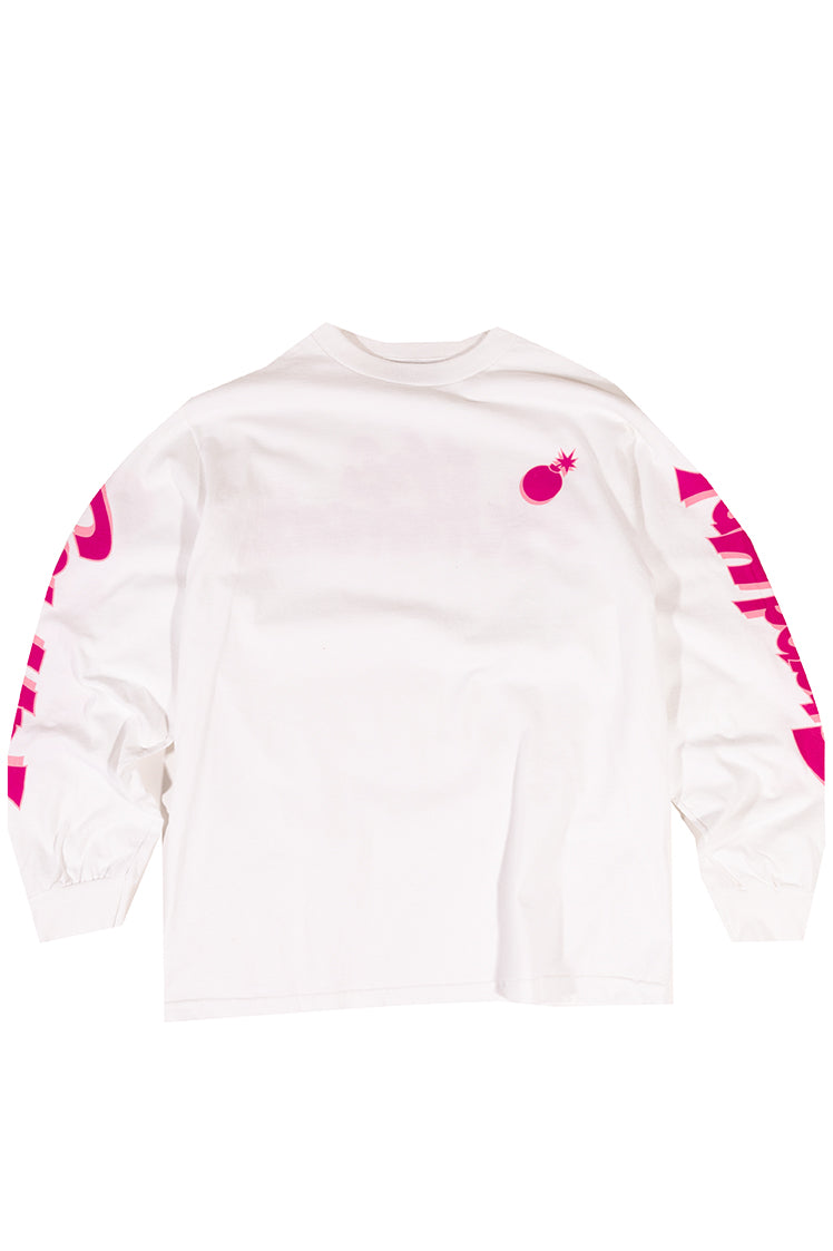 The Hundreds Get up Stand Up T-Shirt Weiß M Langarm
