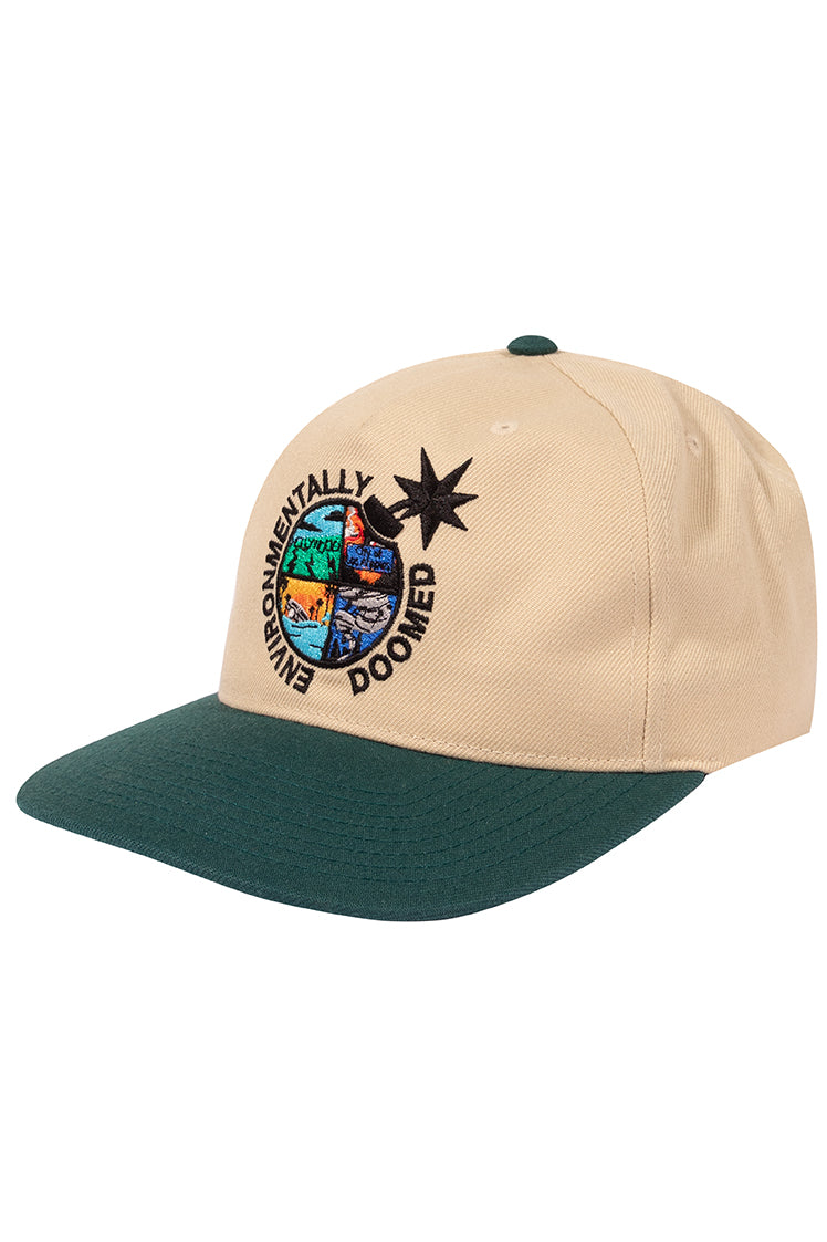 The Hundreds Doomed Snapback Khaki Cap OS