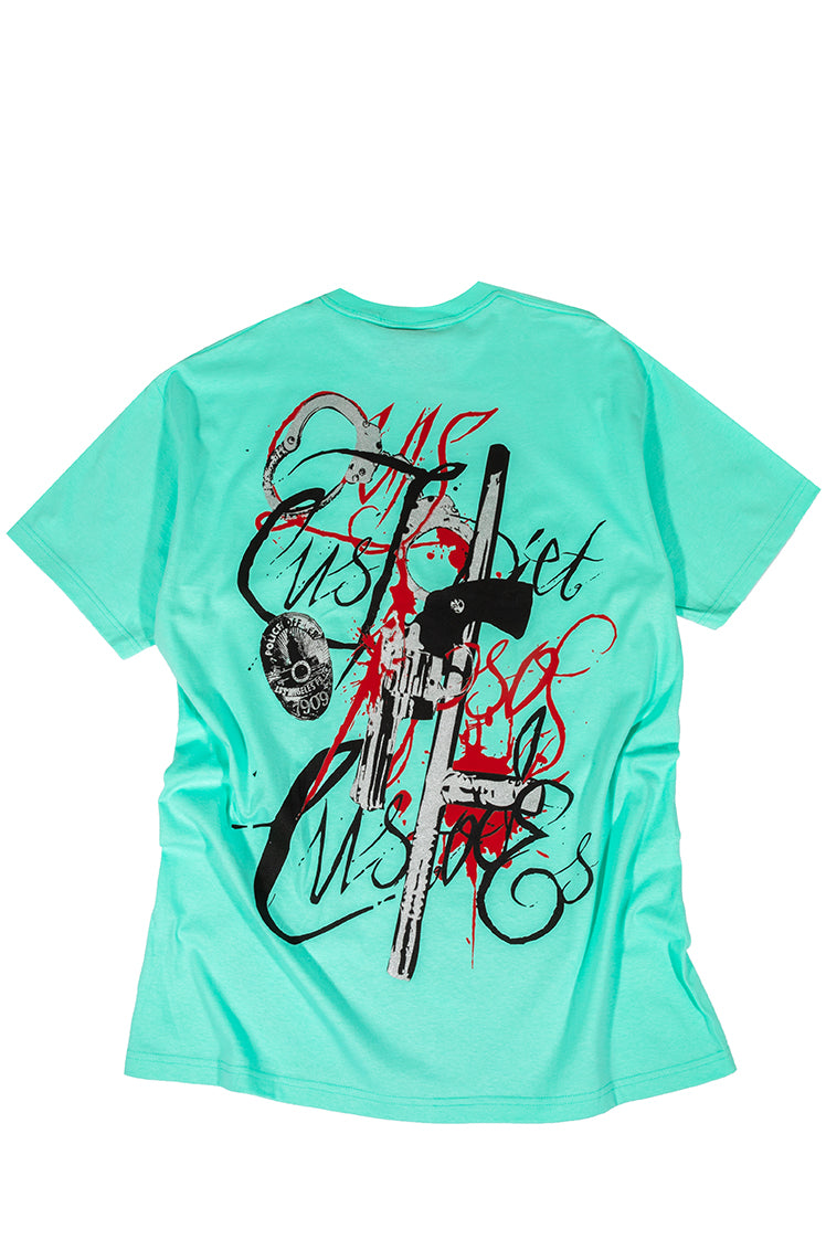 The Hundreds Police State T-Shirt Celadon XXL Vintage