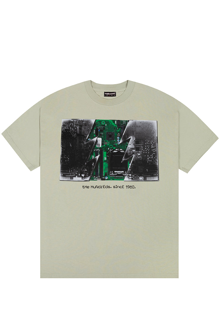 The Hundreds Transparent Wildfire T-Shirt Sage XL Baumwolle